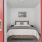 barn doors open to bedroom